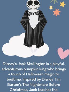 Little Sleepies Nightmare Before Christmas Jack Skellington Baby Lovey NEW